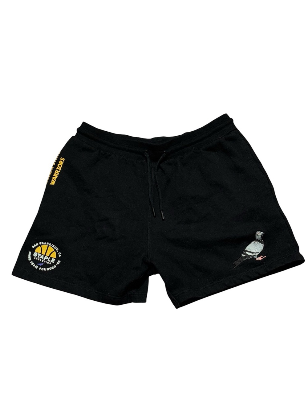 golden state warriors shorts size large